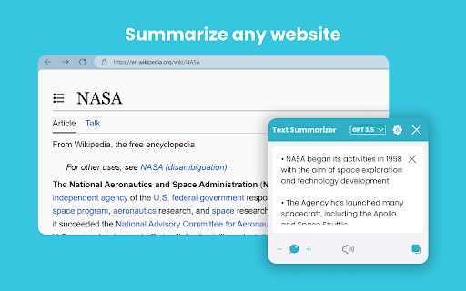 Text Summarizer - Chrome Extension: Efficient AI Tool