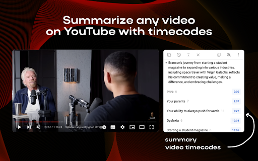 YouTube Video Summarizer Extension: AI Tool for Product Name