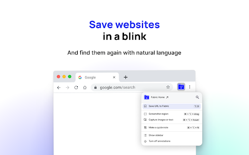 Fabric - Chrome Extension: Content Organization AI Tool