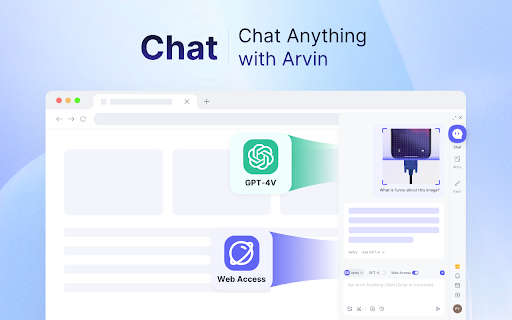 Arvin - Chrome Extension: AI Tool for Seamless ChatGPT