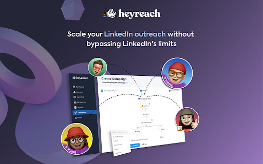 HeyReach - Chrome Extension: AI Tool for Outreach