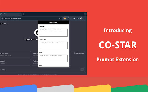 CO-STAR Prompt Generator: Effortless ChatGPT AI Tool