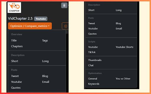 VidChapter - Chrome Extension: AI Tool for YouTube