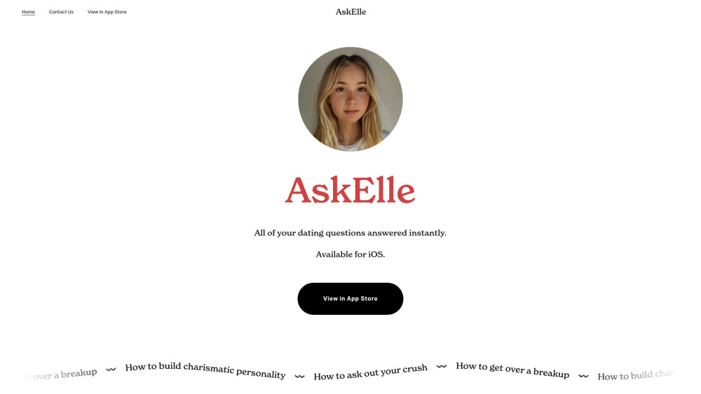 AskElle: AI tool for personalized dating advice