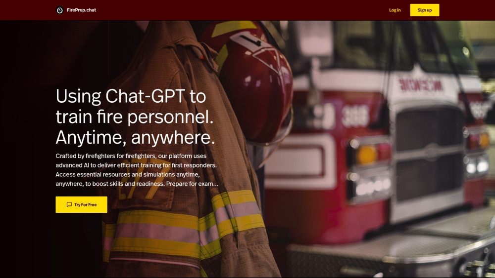 FirePrep.chat: #1 AI tool for firefighter training