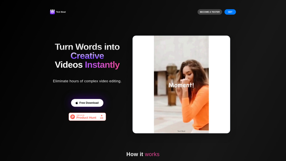 Text Beat - Instant video creator: AI tool for captivating video