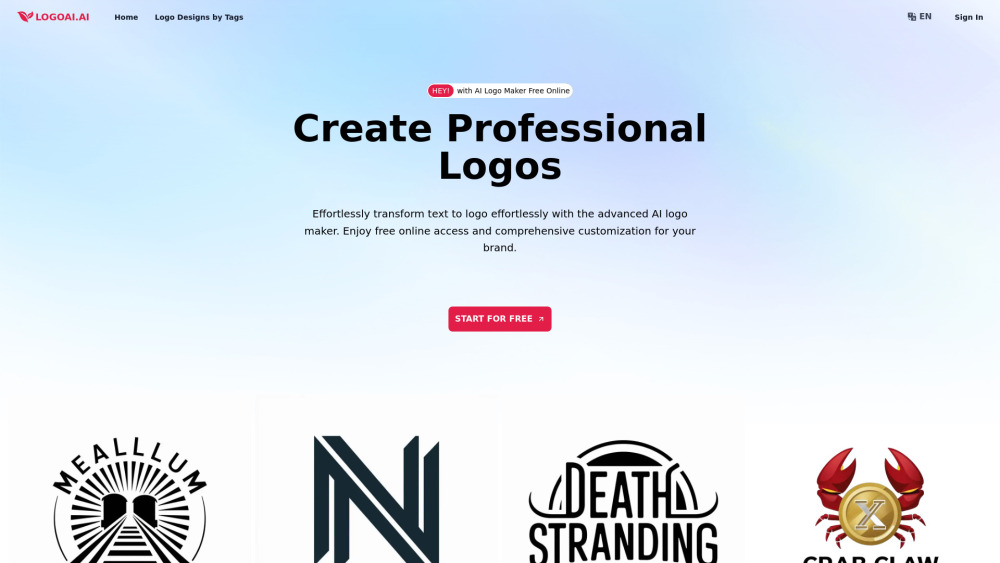 LogoAI.ai: AI Logo Maker Free Online – AI Tool