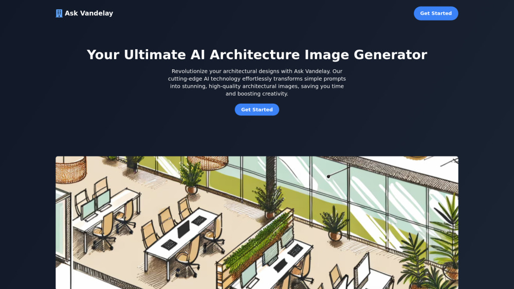 Ask Vandelay - AI Architecture Image Generator: Create