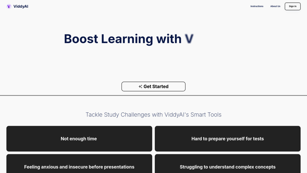 ViddyAI: AI-powered learning platform, the ultimate AI tool