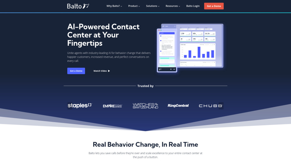 Balto: AI Tool for Real-Time Contact Center Support