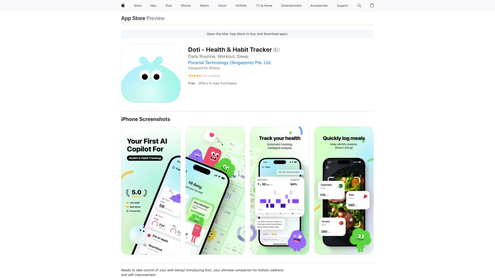 Doti - Health & Habit Tracker: AI Tool Insights