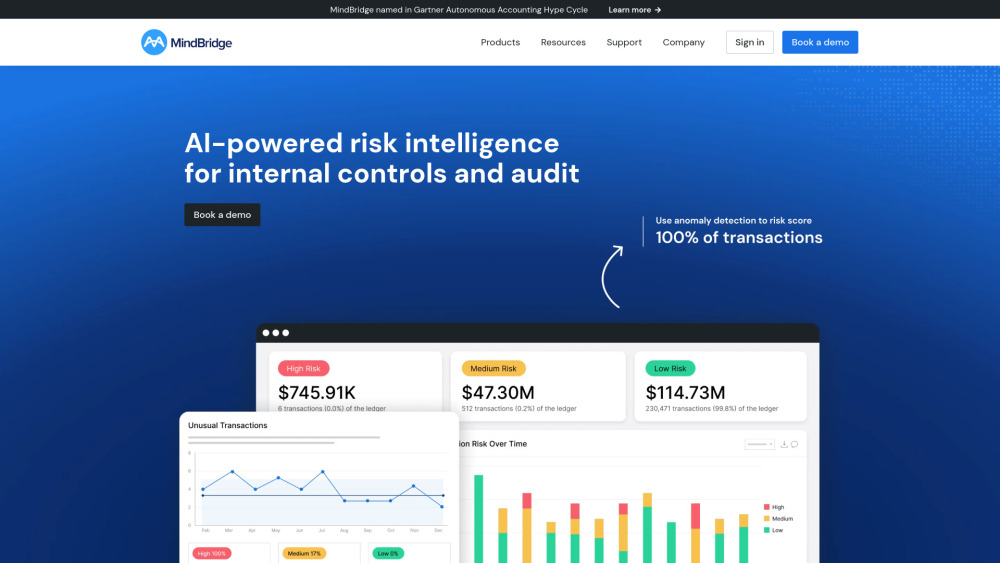 MindBridge AI: Leading AI Tool for Risk Discovery