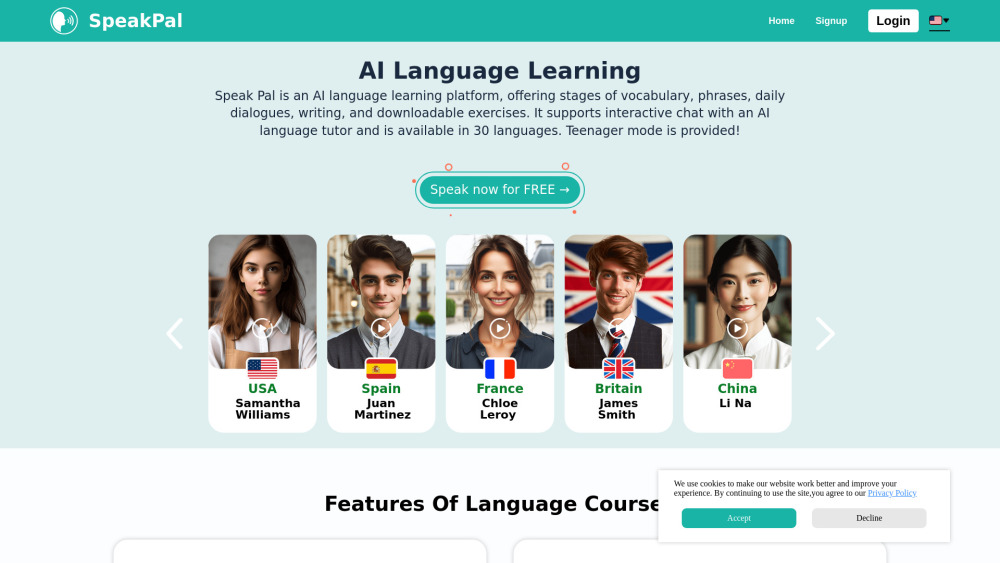 SpeakPal: AI Tool for Personalized Language Learning