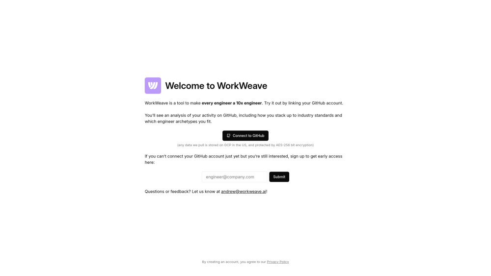 WorkWeave: AI Tool for Engineering Insights