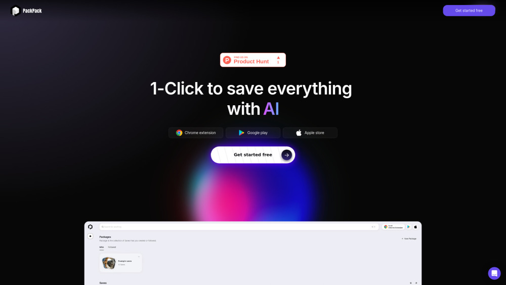 PackPack: AI Tool for Smart Bookmark Management
