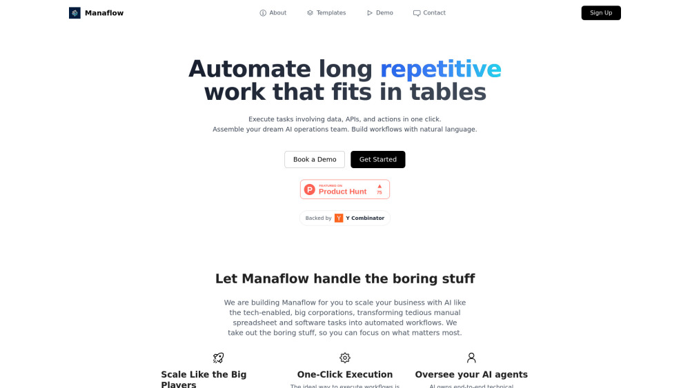 Manaflow: AI Tool for Office Task Automation