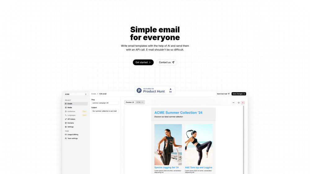 Volamail: AI Tool for Easy Email Communication