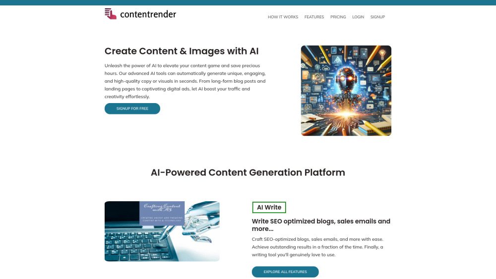 Content Render: AI Tool for Diverse Digital Content