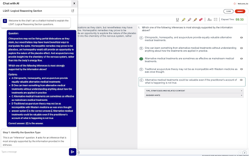 LawHub LSAT AI Assistant: LSAT Question Explanation