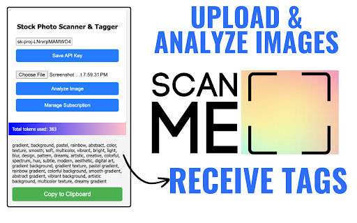 Scanner Tool - Chrome Extension: Keyword Generation & AI Tool