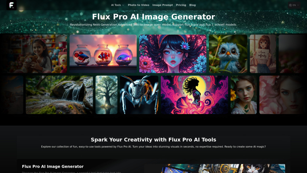 Flux Pro Image Generator: AI Tool for Text-to-Image