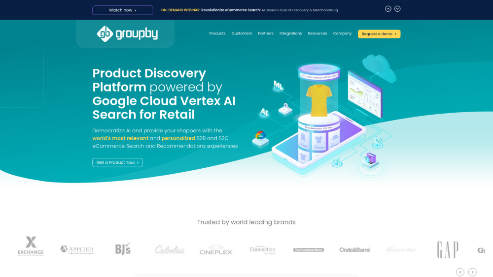 GroupBy: AI Tool for eCommerce Search & Discovery
