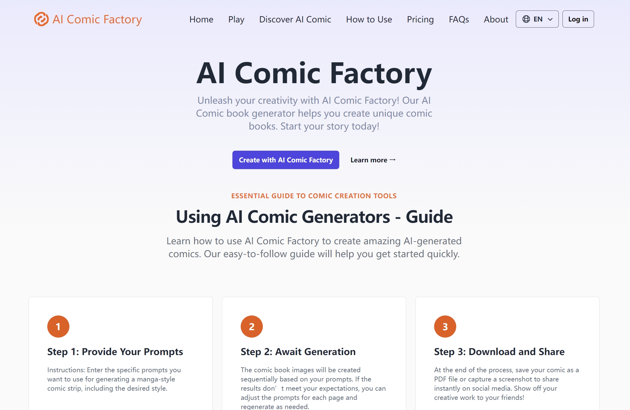 AI Comic Factory: Unleash creativity with AI