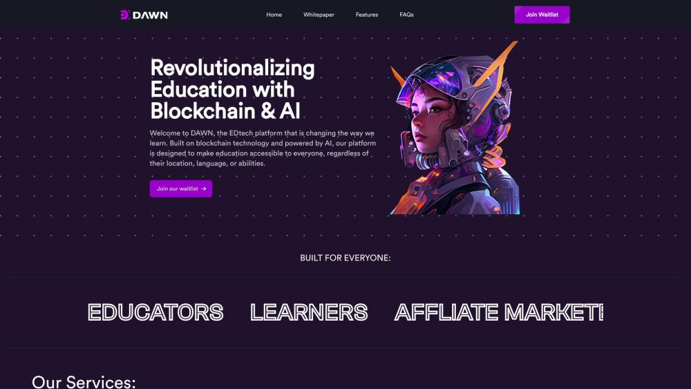 DAWN AI: Education Revolution, AI Tool