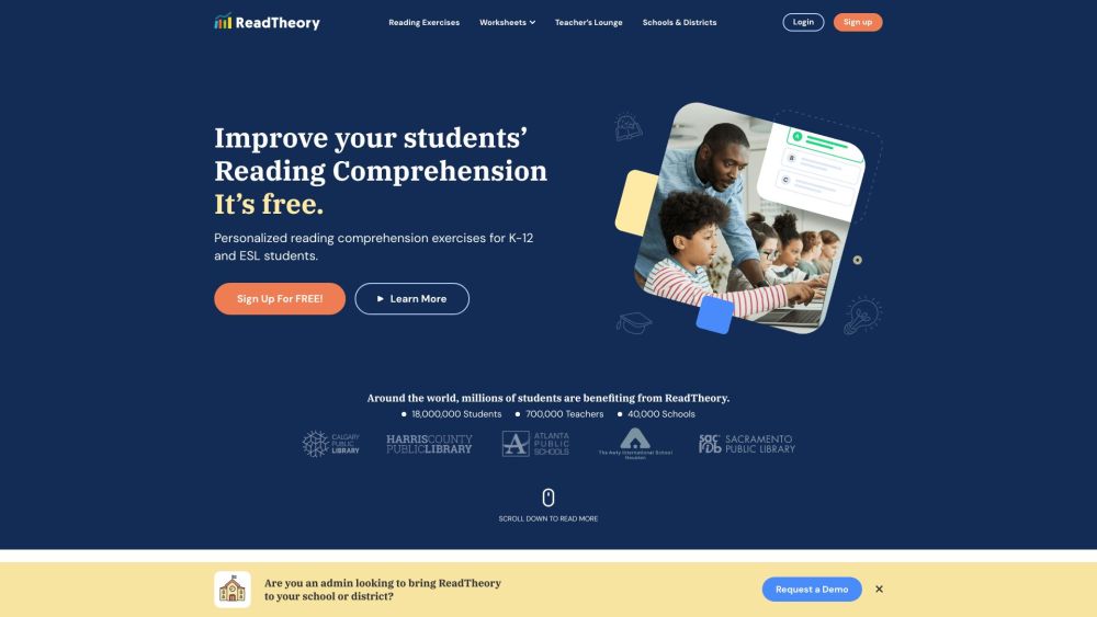 ReadTheory: Free AI Tool for Reading Practice
