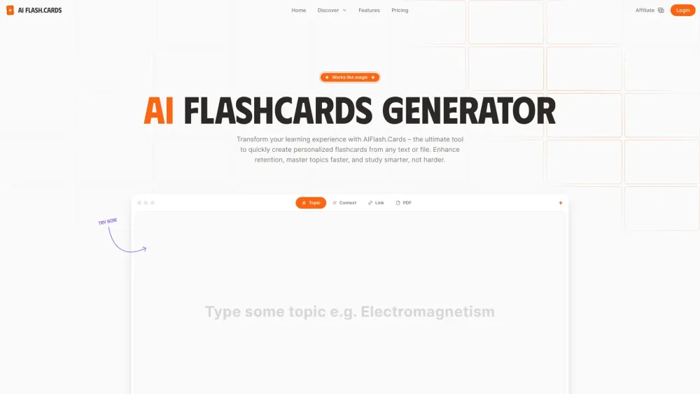 AI Flashcards Generator: Create Flashcards from Text/PDF