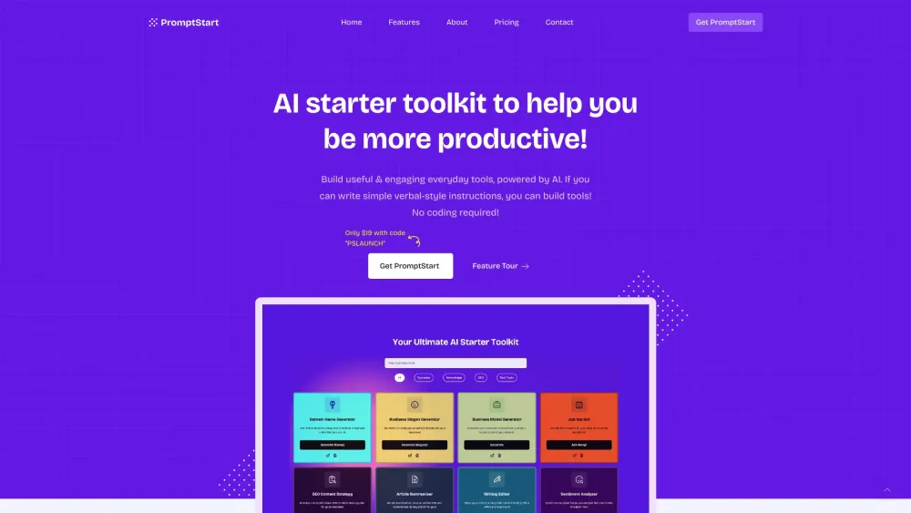 PromptStart: AI Tool for Effortless Prompt Management
