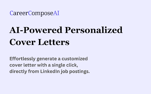CoverLetterGen: AI Tool for Instant Cover Letters