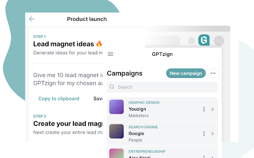 GPTzign: AI Tool for Marketing Prompts