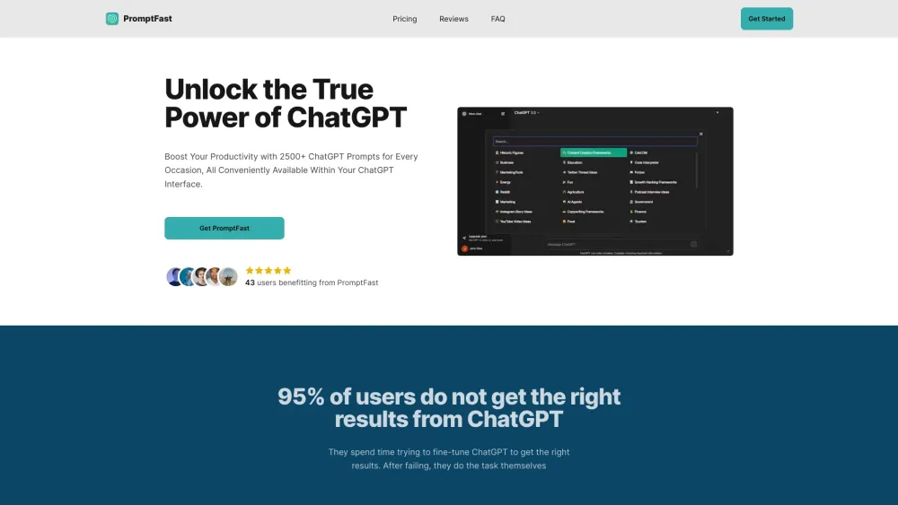 PromptFast: Ultimate AI Tool for Productivity