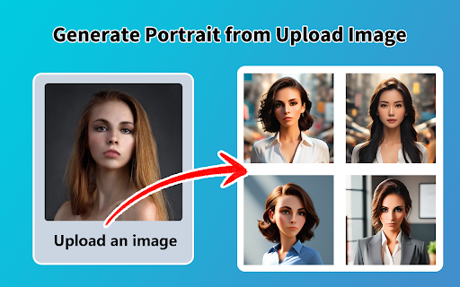 AI Portrait Generator - Chrome Extension: AI Tool for Instant Portraits & Profile Pics