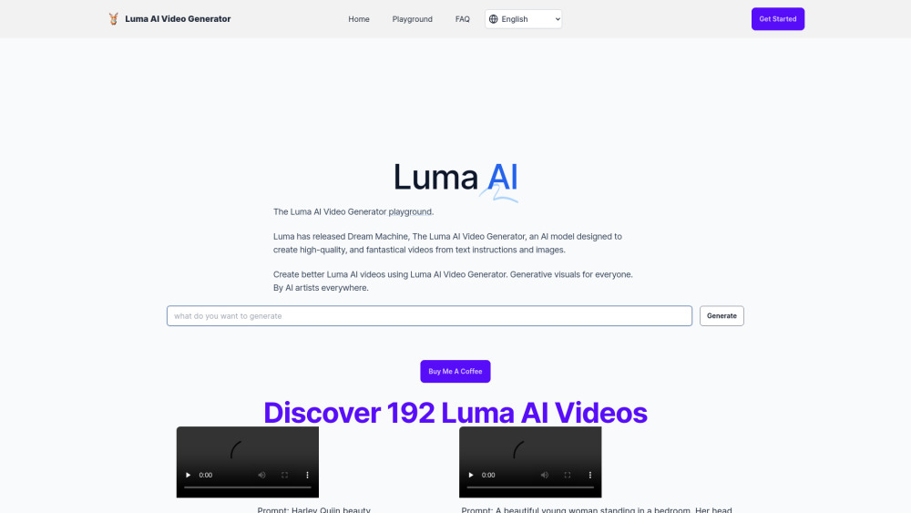 Luma AI Video Generator: ai tool for fast video creation