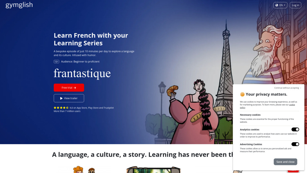 Product Name: Frantastique ai tool Learn French