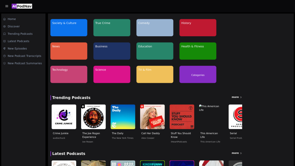 AIPodNav: AI Tool for Podcast Info Management