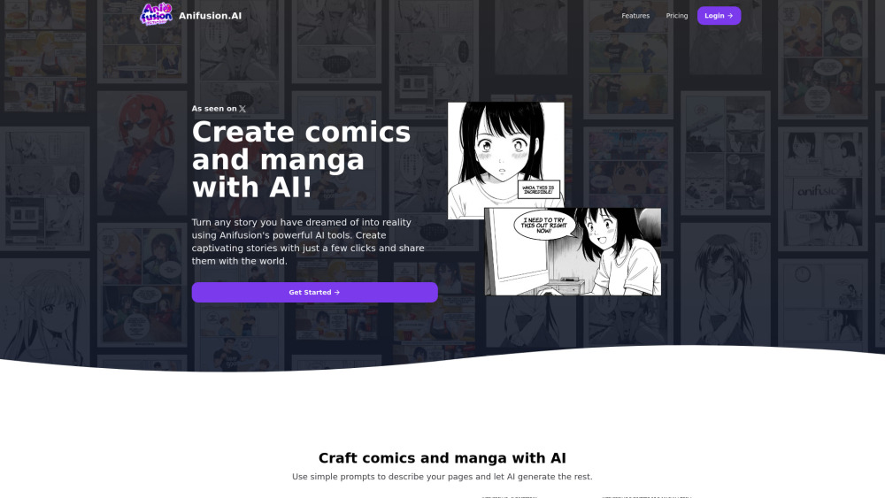 Anifusion: AI Tool for Comics & Manga