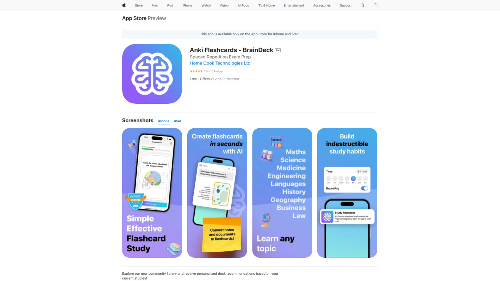 BrainDeck: AI Tool for Efficient Studying