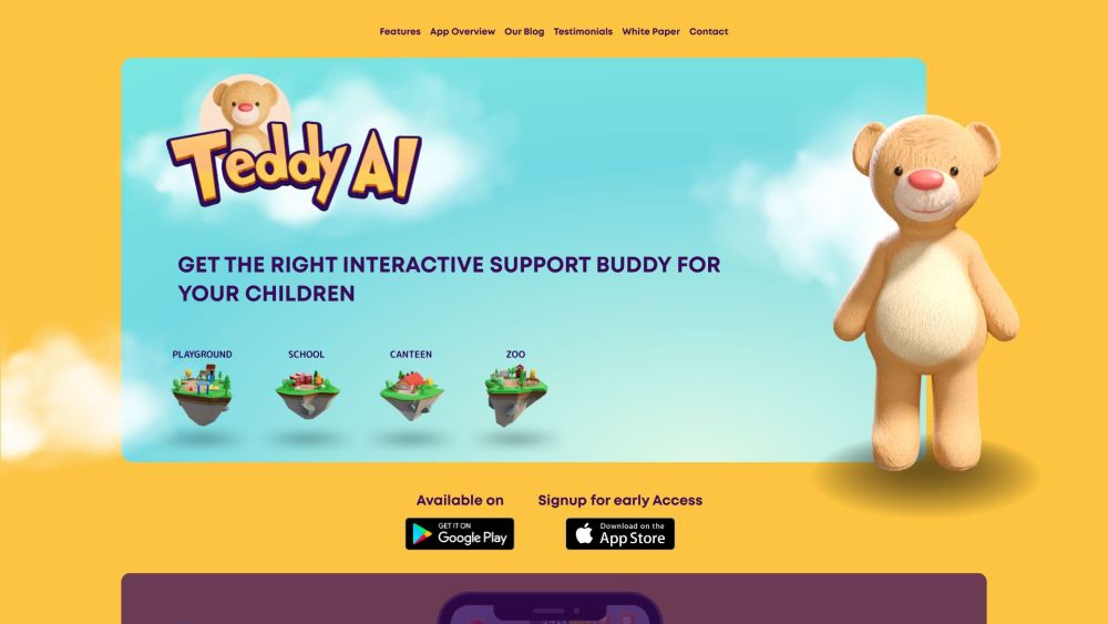 Teddy AI - Study buddy for children: AI tool