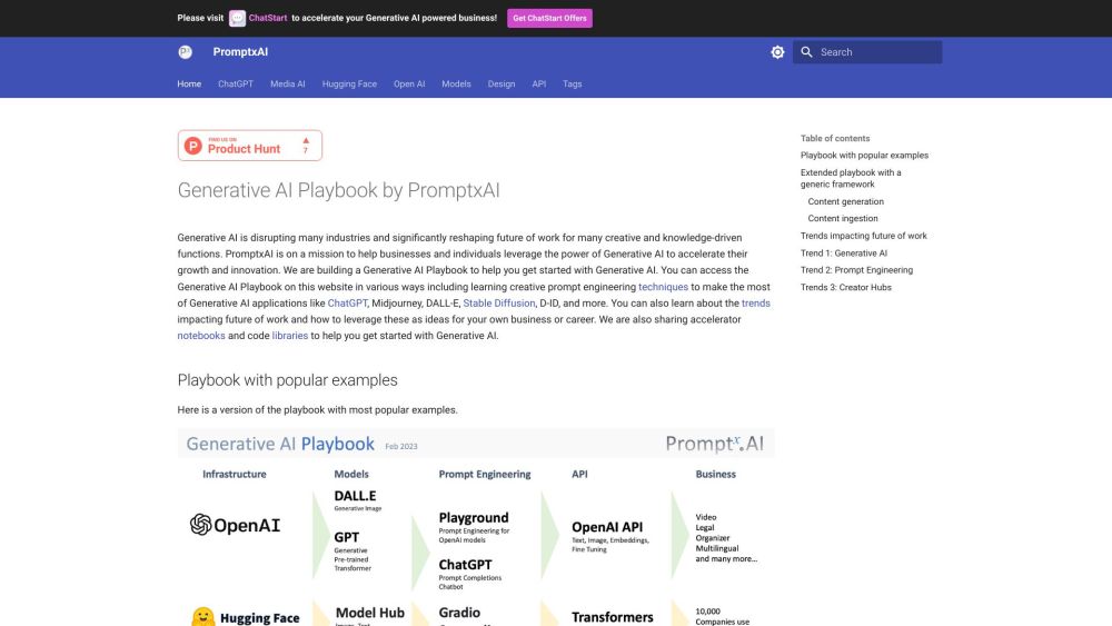 Generative AI Playbook by PromptxAI: ai tool for growth