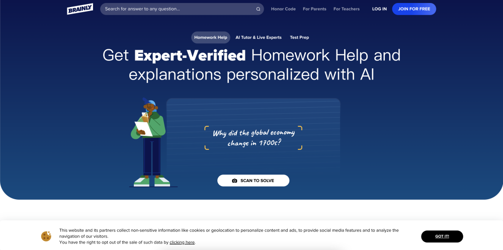 Brainly: AI Tool for Collaborative Homework Help