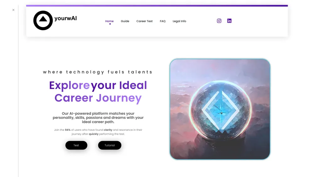 yourwAI: AI Tool to Find Your Ideal Career Path