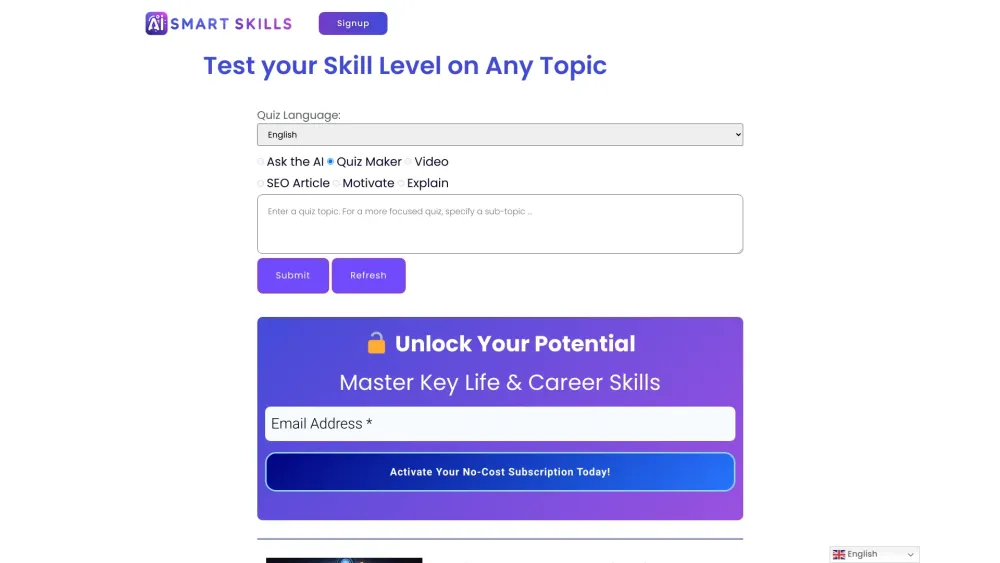 SkillIQ: AI Tool for Skill Assessment by SkillIQ