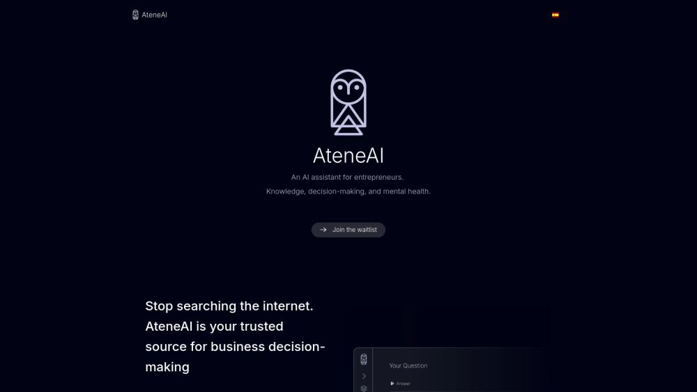 AteneAI: ai tool Product Name for growth