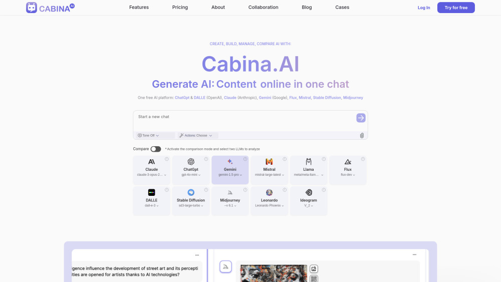 Cabina.AI: All-in-one AI Chats – productivity, communication