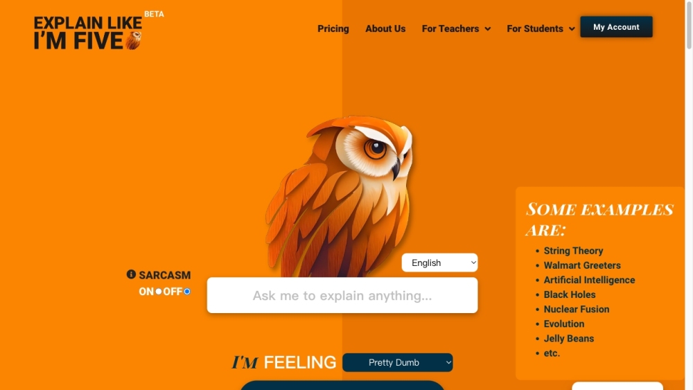 Explain Like I'm Five (ELI5): AI Tool Simplifying Complex Topics