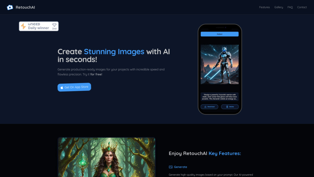 RetouchAI: AI Tool for Image Creation & Expansion