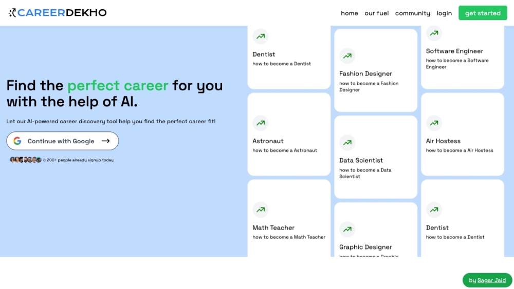 Careerdekho AI: AI Tool for Personalized Career Suggestions